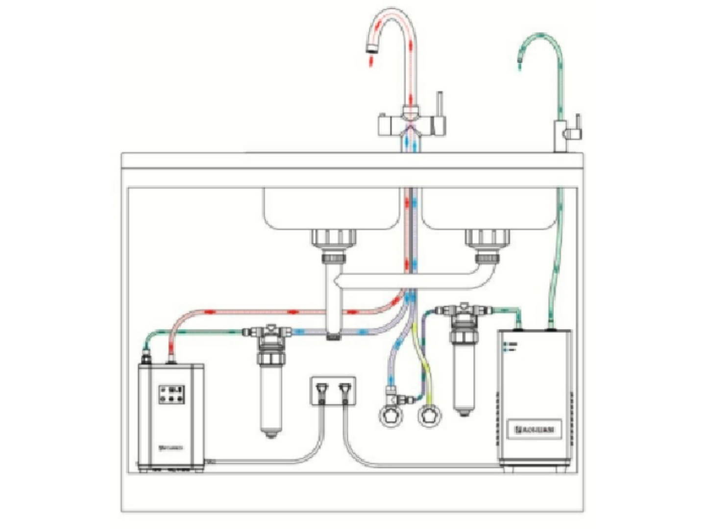 Professional Kitchen Refrigerator Ice Water Machine-AHS CM170